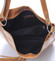 Hnedá kožená veľká crossbody kabelka ItalY Isabel