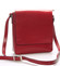 Pánska luxusná kožená taška cez rameno červená - ItalY Crosby