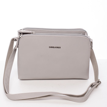 Dámska crossbody kabelka šedá - David Jones Amity