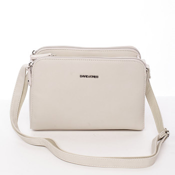 Dámska crossbody kabelka béžová - David Jones Amity