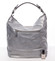 Dámska veľká kabelka cez rameno šedá - David Jones Faunia