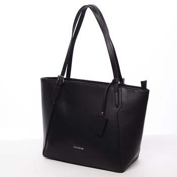 Dámska stredná kabelka cez plece čierna - David Jones Bernice