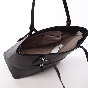 Dámska stredná kabelka cez plece čierna - David Jones Bernice