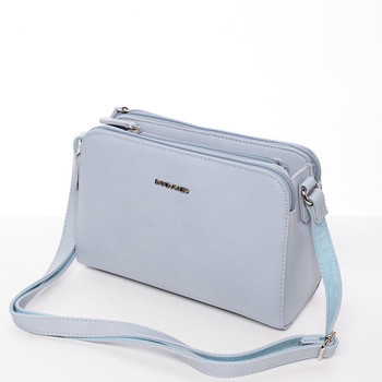 Dámska crossbody kabelka svetlomodrá - David Jones Amity