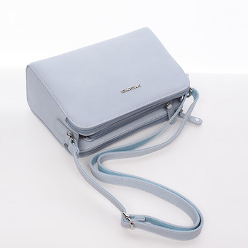Dámska crossbody kabelka svetlomodrá - David Jones Amity