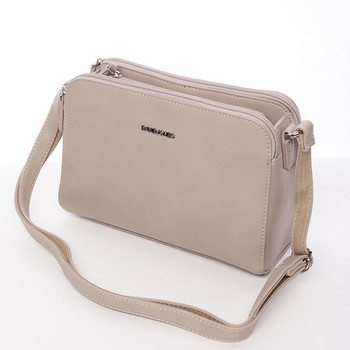Dámska crossbody kabelka camel - David Jones Amity