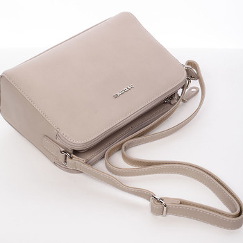Dámska crossbody kabelka camel - David Jones Amity