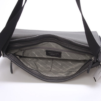 Pánska elegantná taška cez rameno čierna - Gerard HENON Robbi