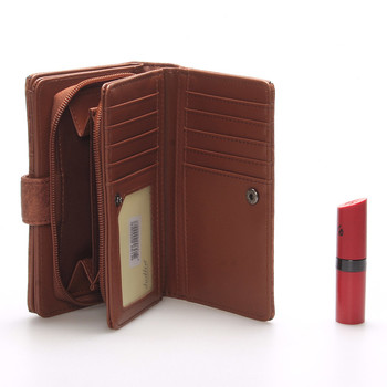 Módna dámska hnedá peňaženka - Dudlin M193