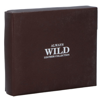 Pánska kožená peňaženka tmavomodrá - WILD Rialto