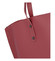 Dámska kožená kabelka tmavo ružová - ItalY Jordana Two