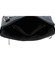 Dámska kožená crossbody kabelka čierna - ItalY M0131