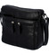 Dámska kožená crossbody kabelka čierna - ItalY ItOff