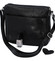 Dámska kožená crossbody kabelka čierna - ItalY ItOff