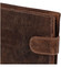 Pánska kožená peňaženka hnedá - WILD Flam