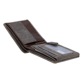 Pánska kožená peňaženka sivá - Rovicky Kolos