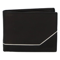 Pánska kožená peňaženka čierna - Delami Seum