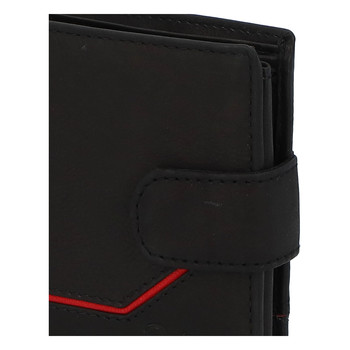 Pánska kožená peňaženka čierna - Delami Kabul 2