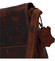 Kožená pánska crossbody taška na doklady koňaková 0213