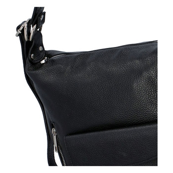 Dámska kožená kabelka batoh čierna - ItalY Singa