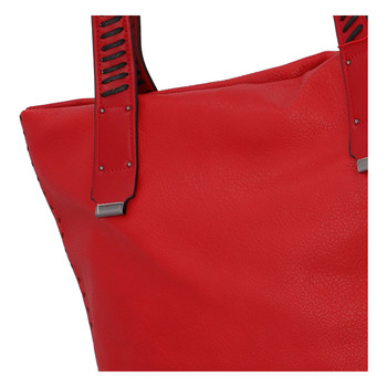 Veľká dámska kabelka cez plece červená - Pierre Cardin Altin