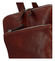 Dámsky kožený batôžtek kabelka hnedý - ItalY Englis