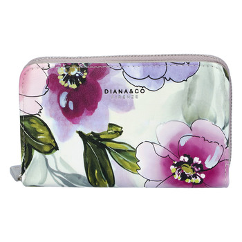 Dámska peňaženka sivá - DIANA & CO Beperk