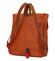 Dámsky módny mestský batoh oranžový - FLORA&CO Zenovia