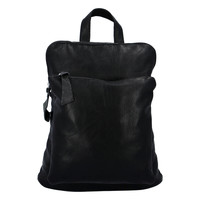 Dámsky mestský batoh kabelka čierny - Paolo Bags Buginni
