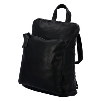 Dámsky mestský batoh kabelka čierny - Paolo Bags Buginni