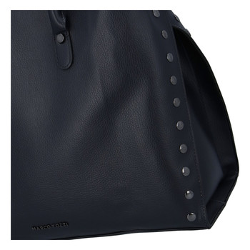 Dámska luxusná módna kabelka tmavomodrá - Marco Tozzi Diamond