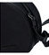 Módna štýlová crossbody kabelka čierna hladká - Marco Tozzi Kroko