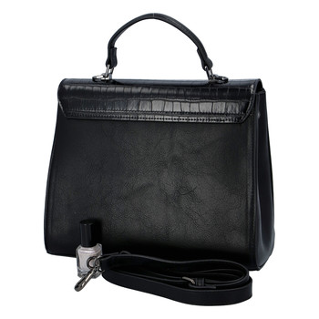 Luxusná dámska módna kabelka čierna - Marco Tozzi Clas