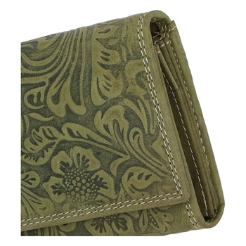 Dámska kožená peňaženka zelená - Tomas Imbali