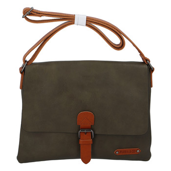 Dámska crossbody kabelka khaki - FLORA & CO Jacuza