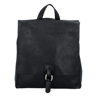 Dámsky kožený batôžtek kabelka čierny - ItalY Francesco Small