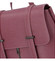 Dámsky kožený batoh fialovo ružový - ItalY Waterfall