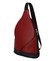 Dámsky kožený batôžtek červený - ItalY Strap
