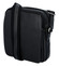 Luxusná pánska kožená taška cez plece čierna - Hexagona Yasser