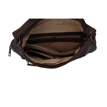 Dámska crossbody kabelka kávovo hnedá - Romina Sara