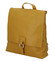 Dámsky kožený batôžtek kabelka žltý - ItalY Francesco