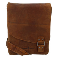 Pánska kožená taška camel - Greenwood Maroon
