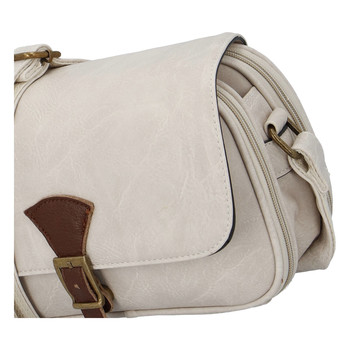 Dámska crossbody kabelka béžová - Paolo Bags Irma