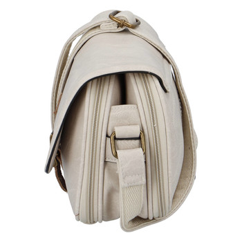 Dámska crossbody kabelka béžová - Paolo Bags Irma