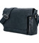Luxusná kožená taška cez plece tmavomodrá - Tomas Kygo