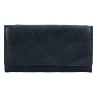 Dámska kožená peňaženka tmavomodrá - Tomas Kalasia