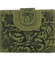 Elegantná kožená peňaženka so vzorom zelená - Tomas Pilia