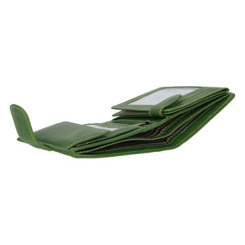 Elegantná kožená peňaženka zelená - Tomas Pilia