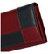 Dámska kožená peňaženka červeno čierna - Tomas Farbe