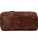 Kožená cestovná taška koňakovohnedá - Greenwood Cooper